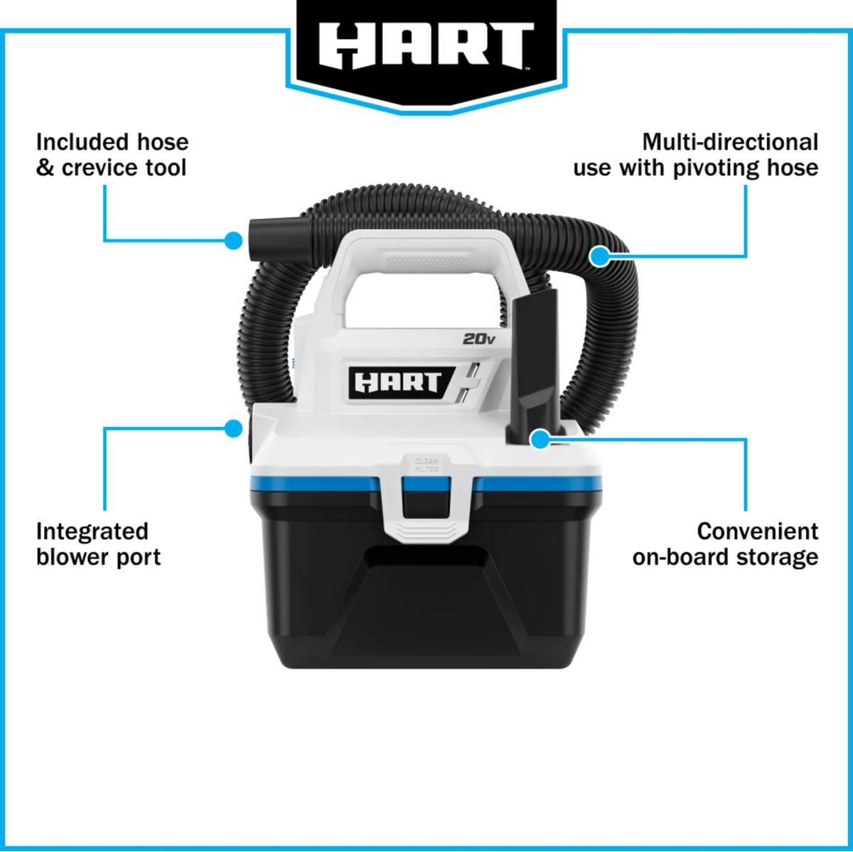 1 Gallon Wet/Dry Vacuum Kit E9442