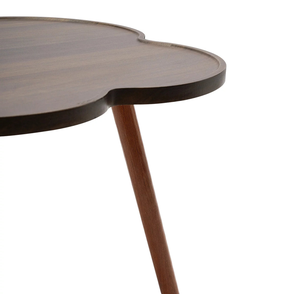 Log Color Coffee Table with Wood Legs M83471