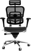 Black Mesh High Back Office Chair with Headrest and Lumbar Support P97832