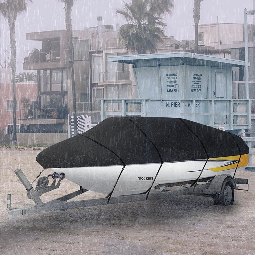 600D Polyester Oxford Trailerable Boat Cover H255