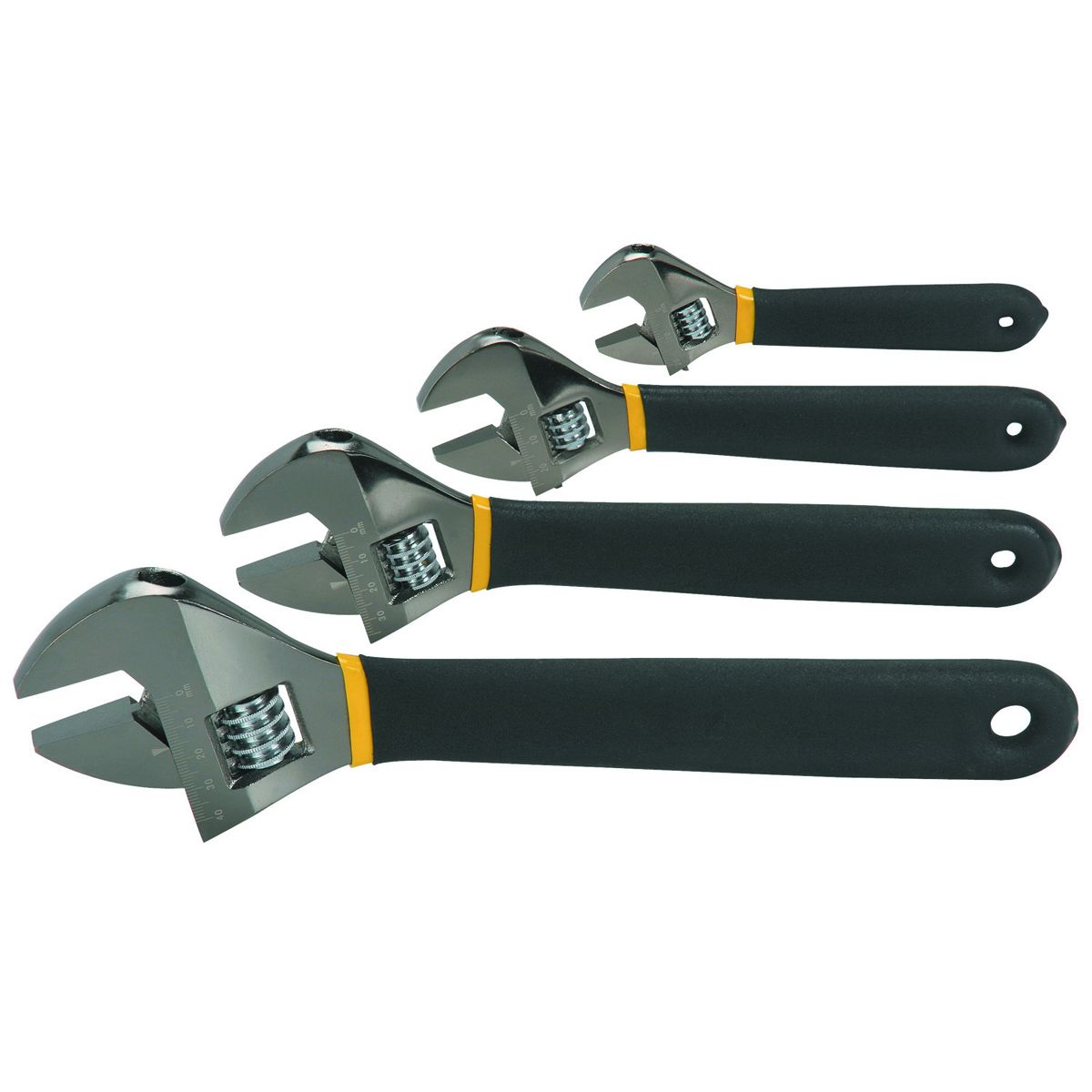 Adjustable Laser Etched Wrench Set, 4-Piece W921