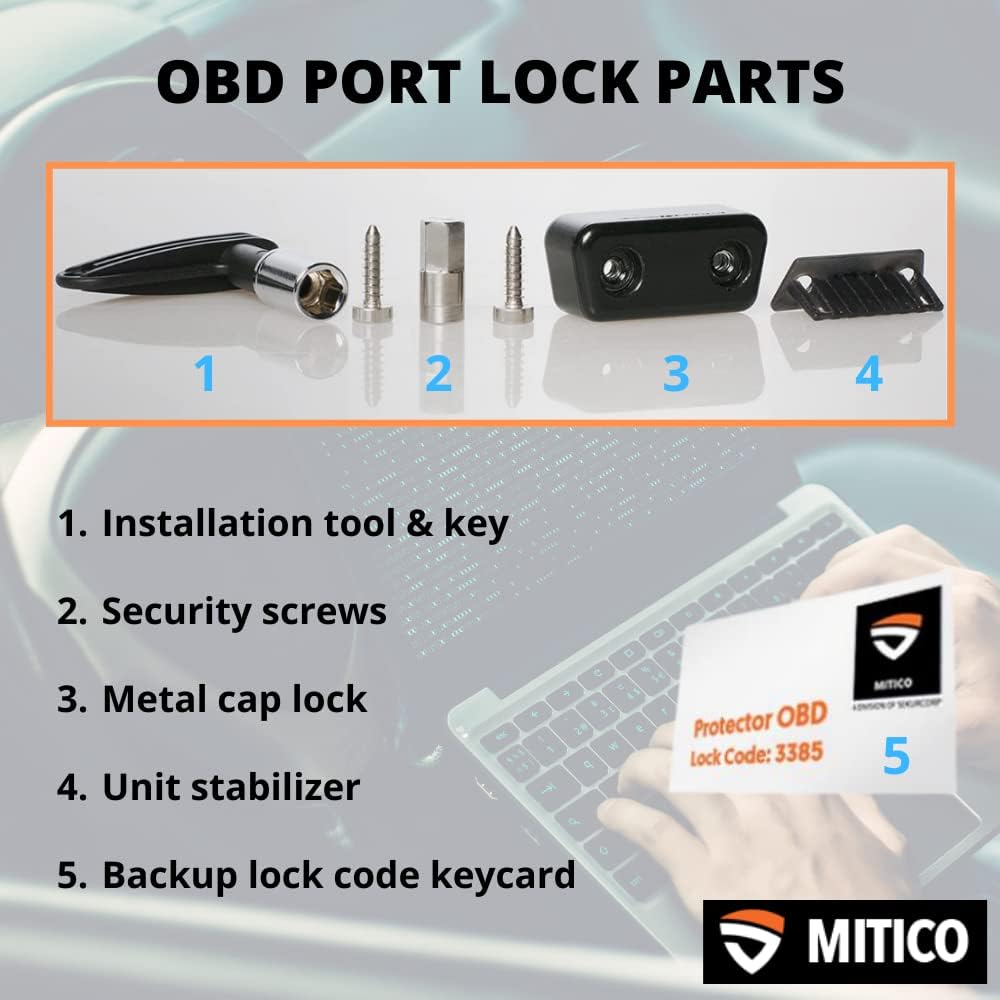 Metal OBD2 Port Lock Cap Anti-Theft Device K355