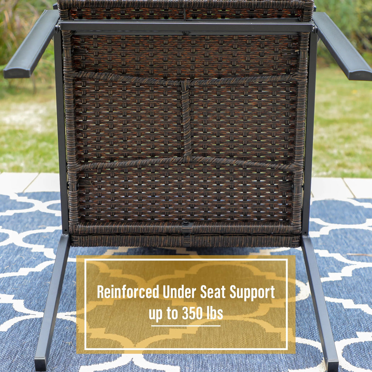 9 Pieces Wicker Rattan Outdoor Patio Dining Set N7796