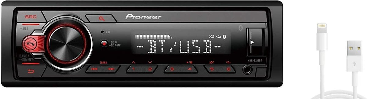 Single Din Car Stereo In-Dash CD Player AM/FM F71808