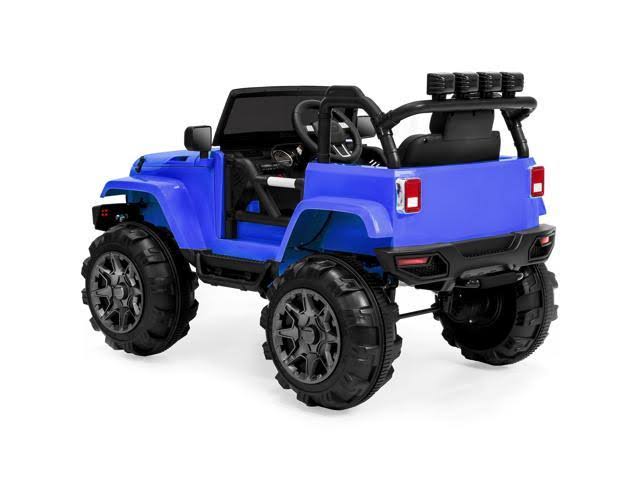 12V Kids Ride-On Truck Car with Remote Control, Blue Y345079