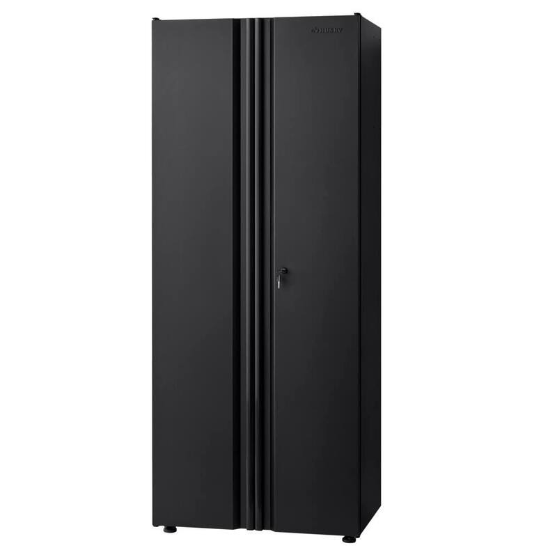 6-Piece Welded Steel Garage Storage System in Black A327