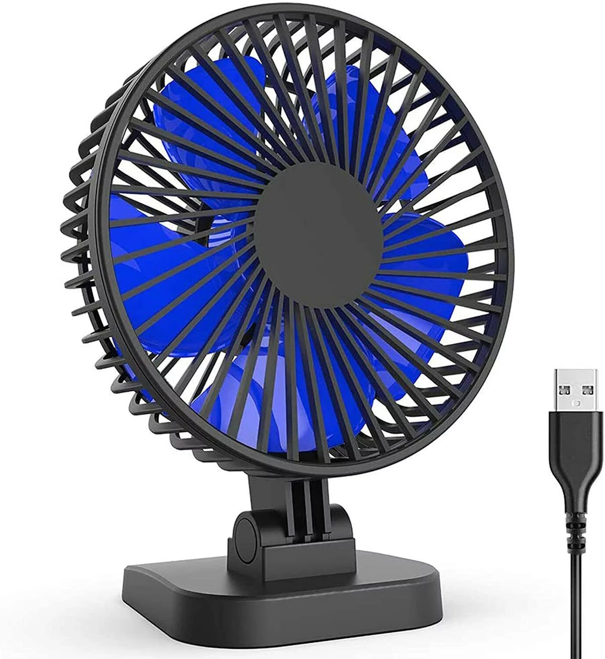 4 inch Mini Desk Fan 3 Speeds USB Powered J415