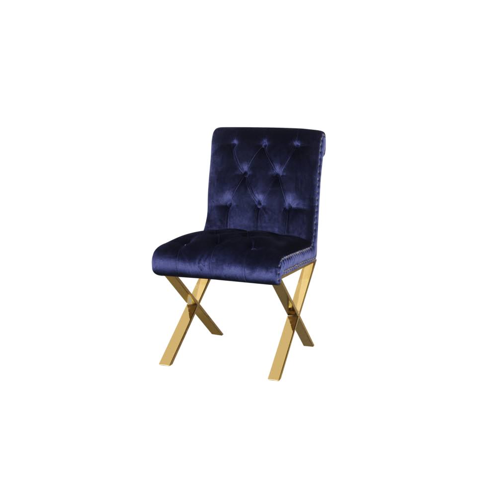 Navy Velvet Dining Chair O306814