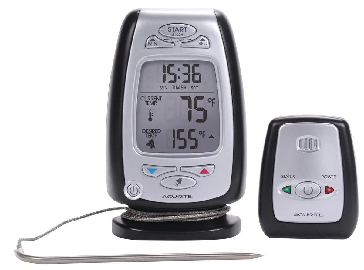 Meat Thermometer with Digital LCD Screen and Stainless Steel Probe G95587