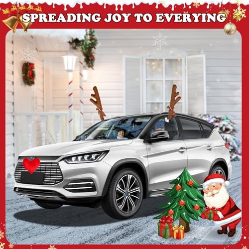 Reindeer Antlers for Cars Kit Nose and Tail J82365