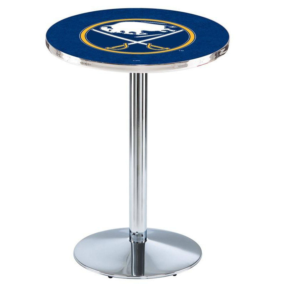 Chrome Buffalo Sabres Pub Table 36 inch W451622
