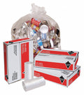 55 Gal. Clear Recycled Trash Bag E75335