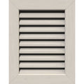 16 inch Vertical Gable Vent, Primed Smooth Western Red Cedar D26651