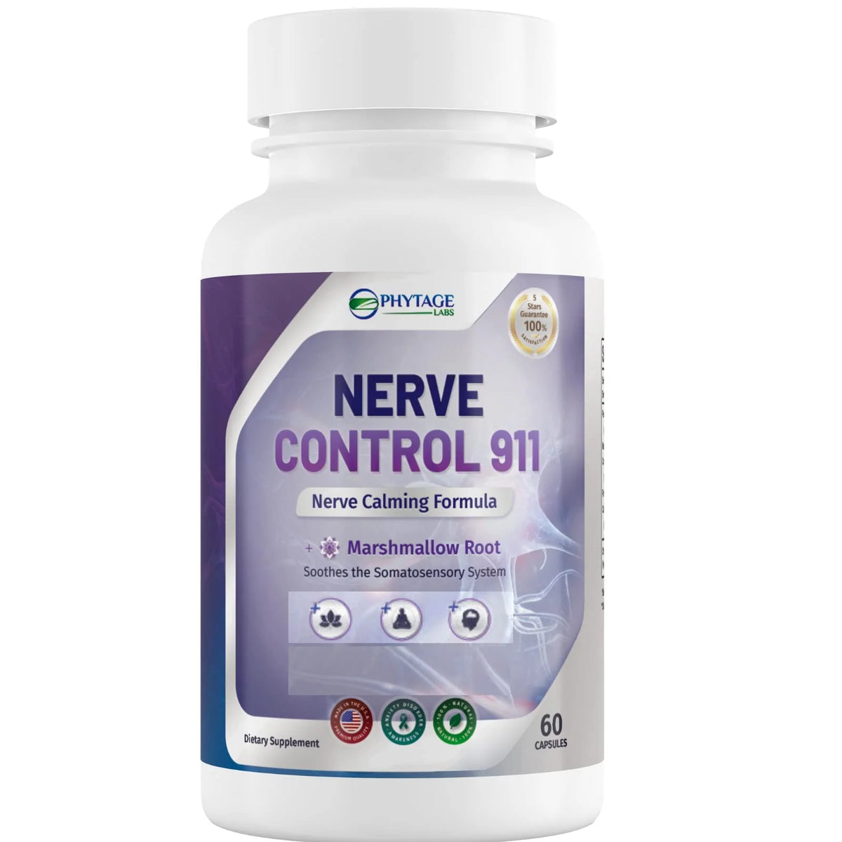 Plant Based Nerve Health Supplement 60 Capsules C3901
