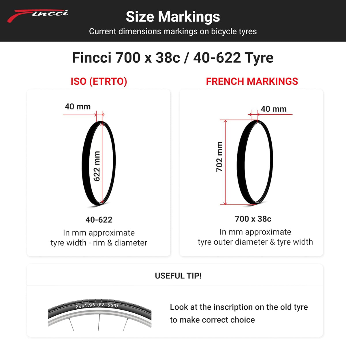 Pair 700 x 38c 40-622 Foldable Tires with 1mm Antipuncture Protection, Pack of 2 P7373