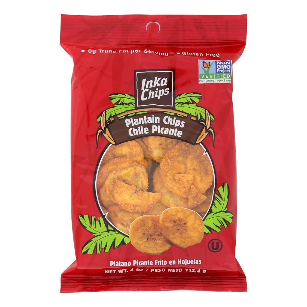 Chile Picante Plantain Chips, 4 Ounce (Pack Of 12) Y6052