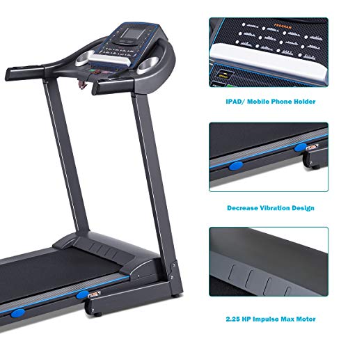 Folding Electric Treadmill with LED/LCD Monitor P94974