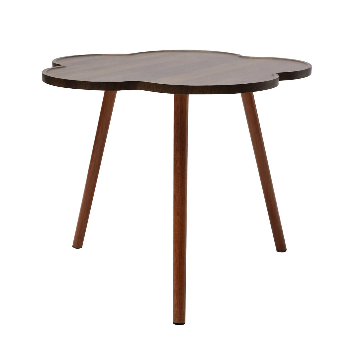 Log Color Coffee Table with Wood Legs M83471