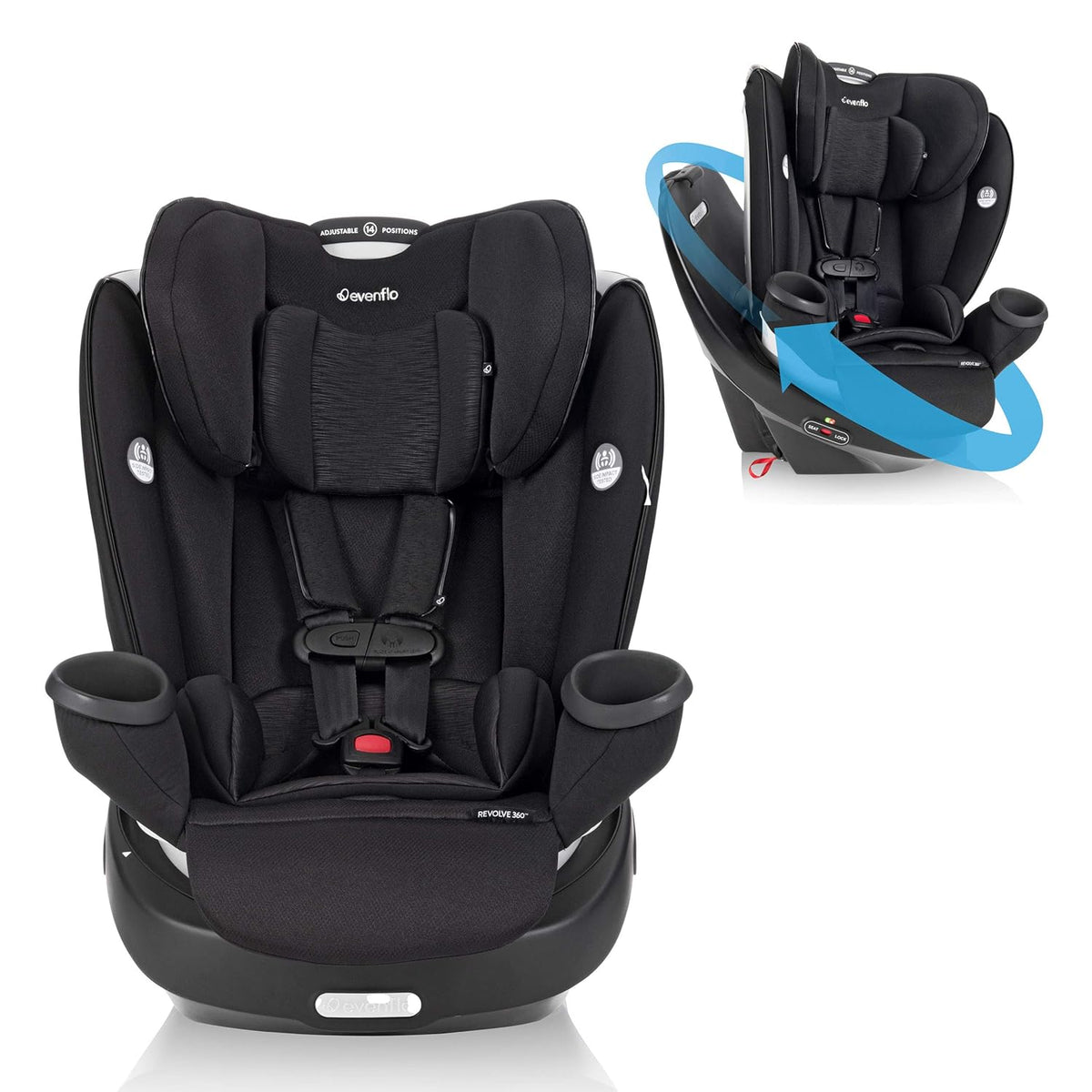 Sapphire Blue Rotational All-in-One Convertible Car Seat E88231