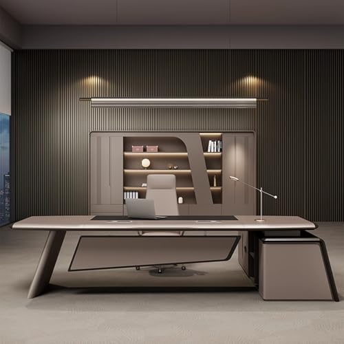 94.4" Executive Desk with Storage Cabinet and Drawer R510866