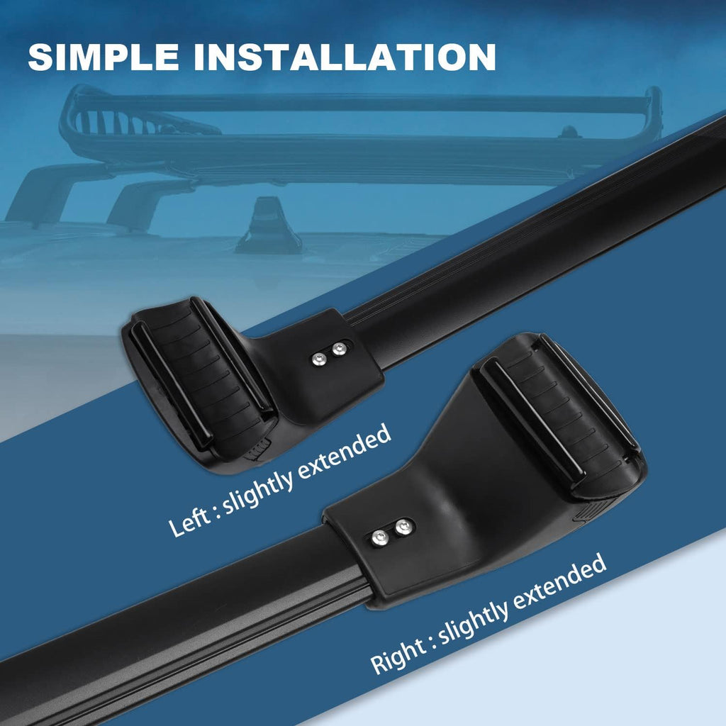 Black Roof Rack Cross Bars for Kia Telluride 2019-2022 A8080