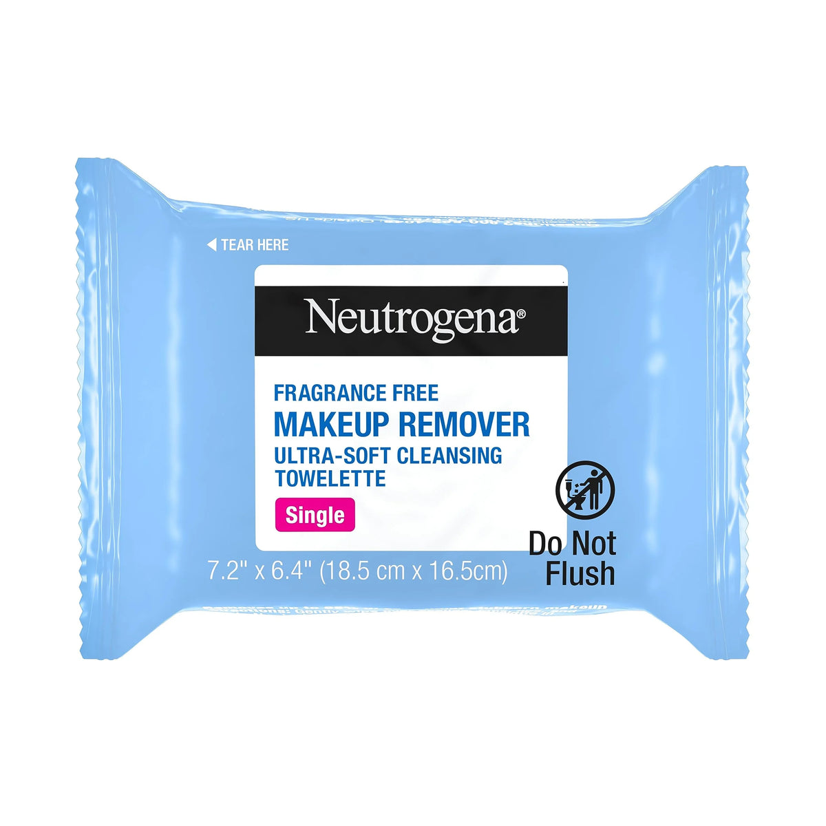 Fragrance-Free Makeup Remover Cleansing Towelette Singles 20 Ct Pack Of 6 D59970