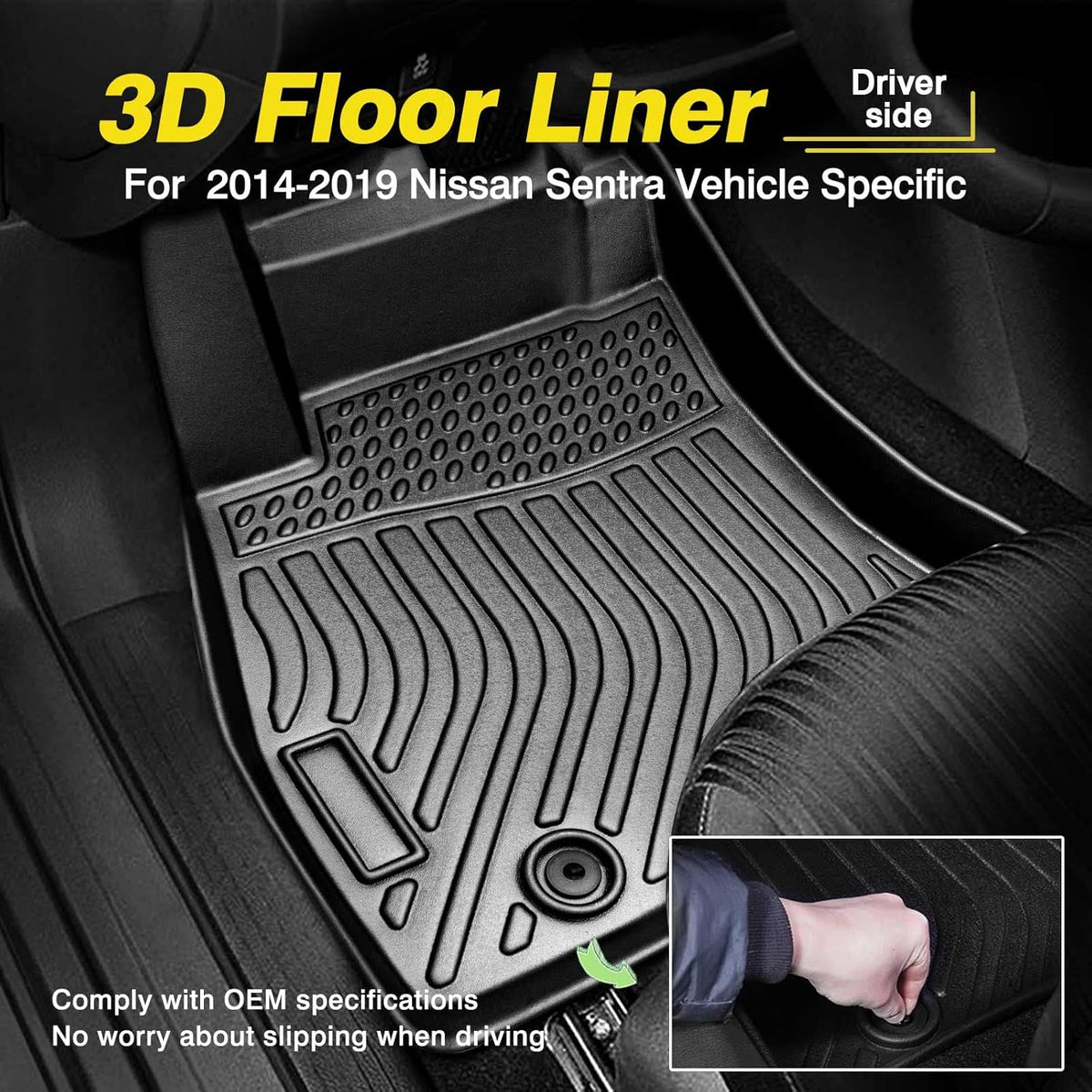All Weather Floor Liner Full Set L8111