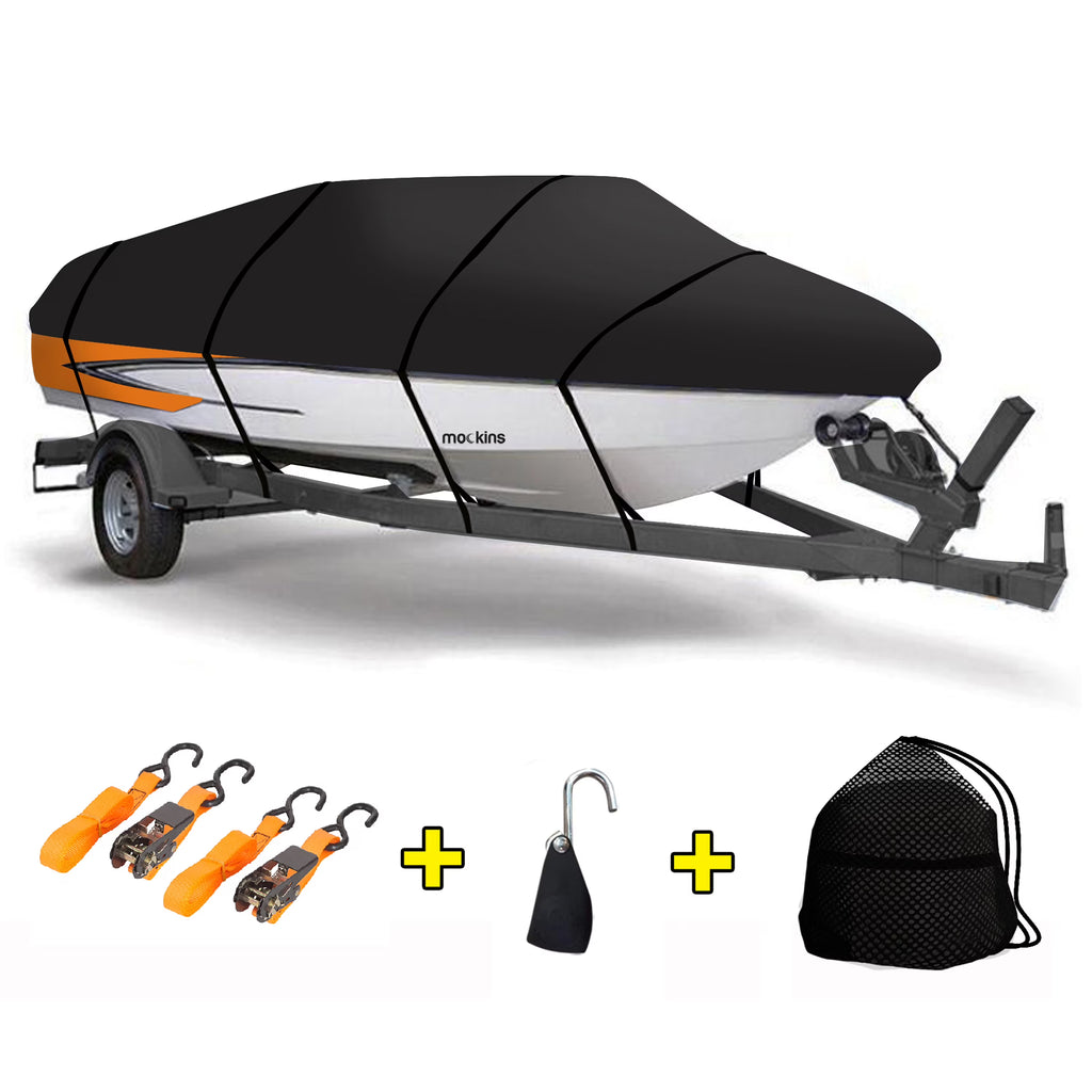 600D Polyester Oxford Trailerable Boat Cover H255