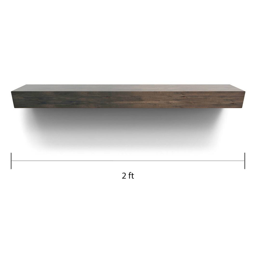 60x22 Grey Mantel Shelf L776