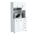White Kitchen Storage Cabinet G656