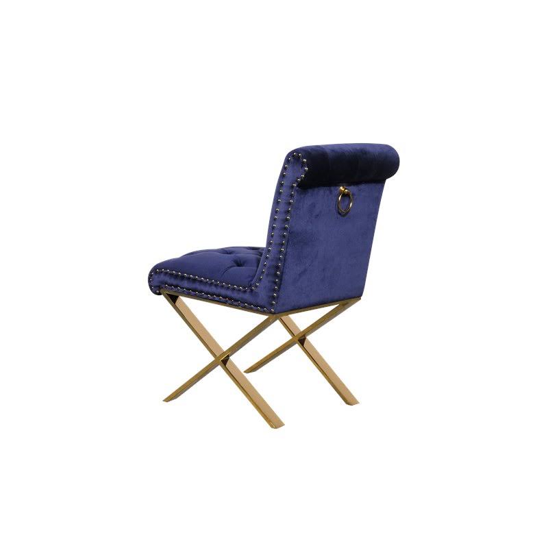 Navy Velvet Dining Chair O306814