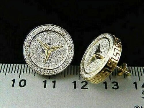 2Ct Round Cut Lab Created Diamond Cluster Stud Earrings 925 Sterling Silver D286