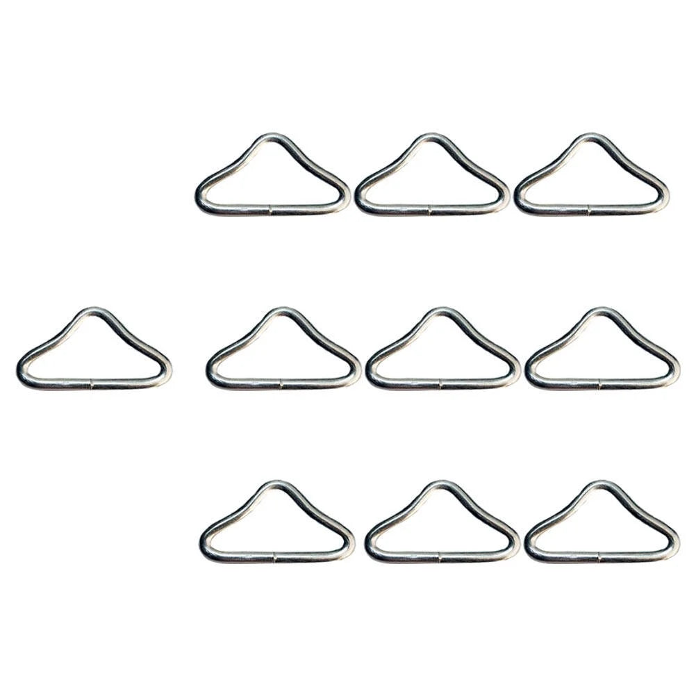 20pcs Trampoline Bungee Bed Mesh Cloth Buckle Triangle Ring Parts Q280
