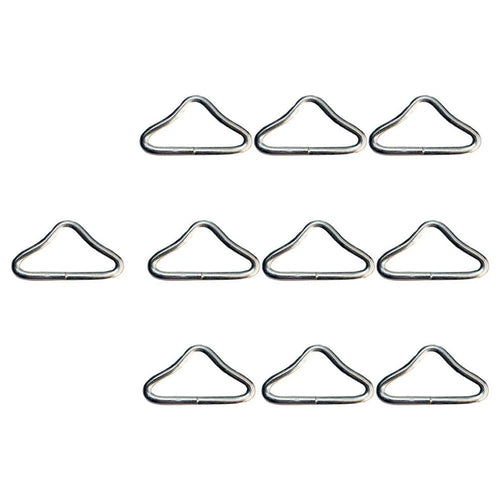 20pcs Trampoline Bungee Bed Mesh Cloth Buckle Triangle Ring Parts Q280