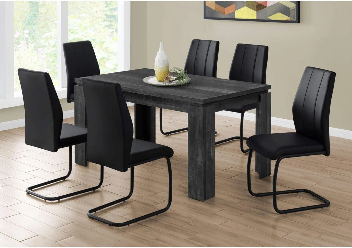 Black Wood-Look Dining Table K90563