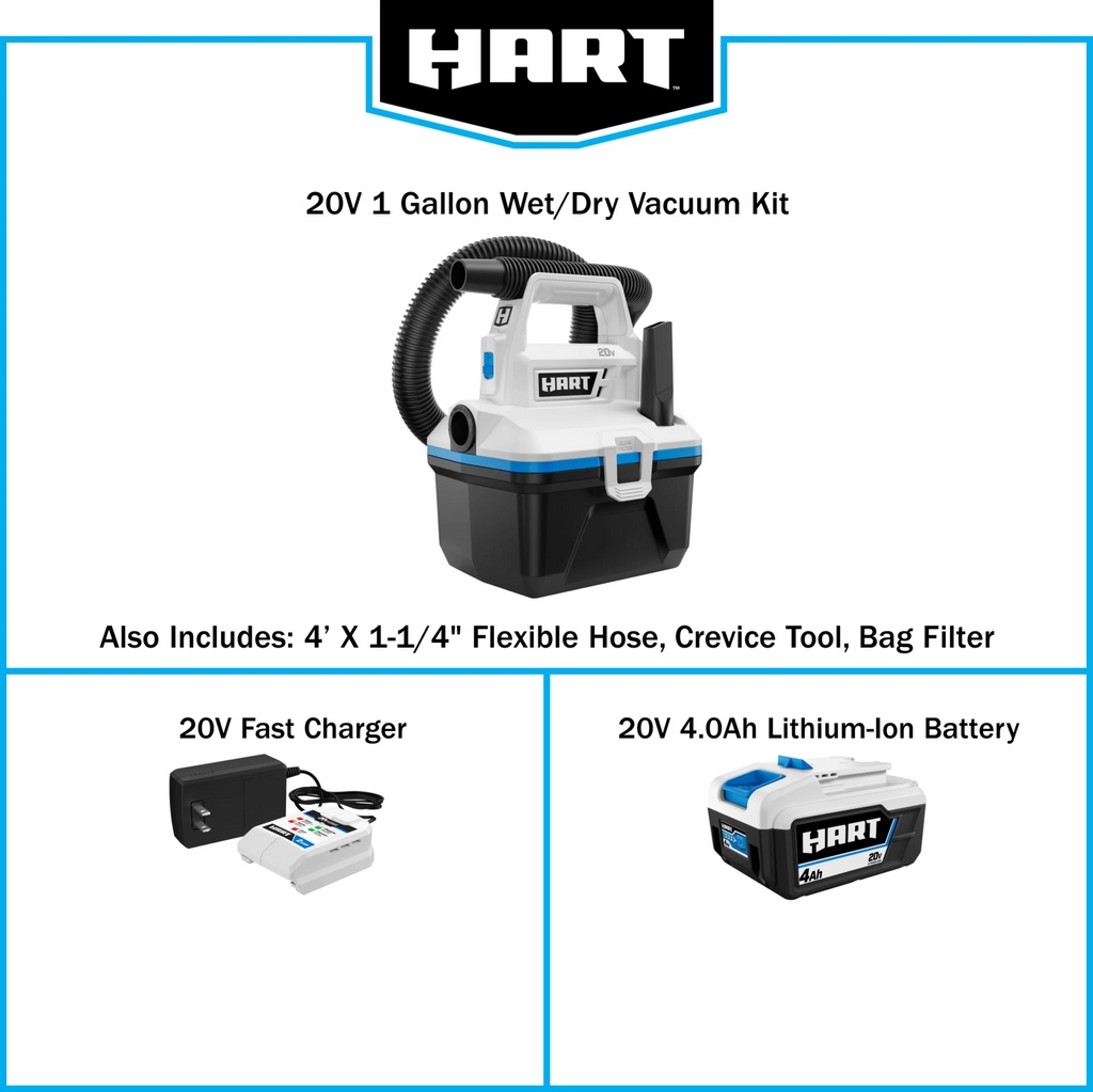 1 Gallon Wet/Dry Vacuum Kit E9442