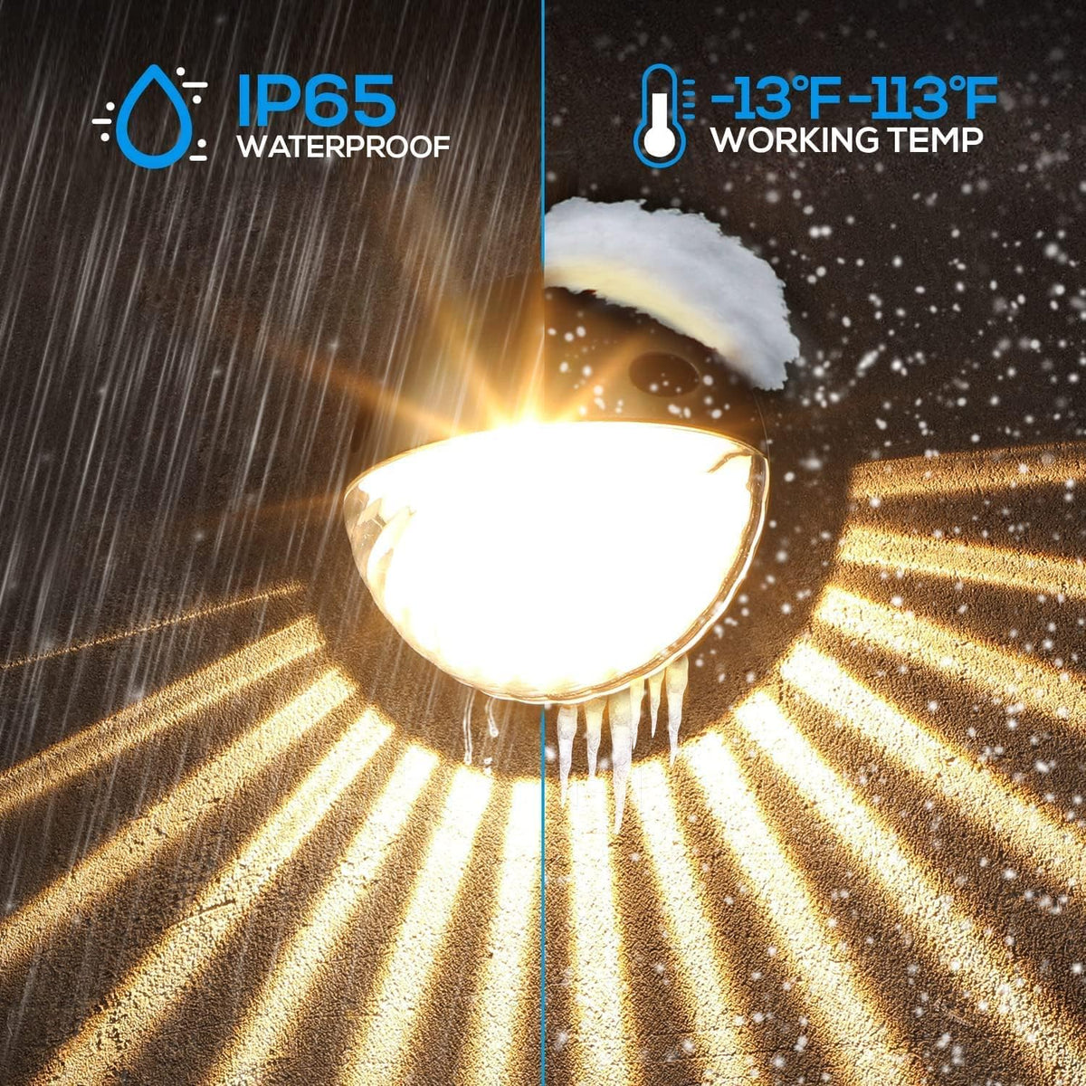12V LED Deck Light, IP65 Waterproof, Die-cast Aluminum, Bronze, 3000K Warm White, Pack of 6 L82267