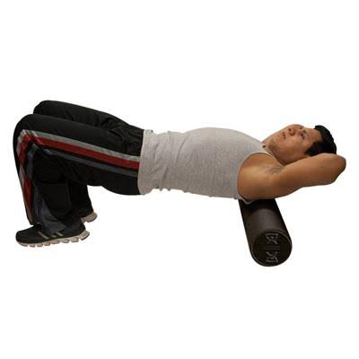 Black Composite Foam Roller, Round, Case of 36 Q354960