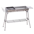 Portable Folding Charcoal BBQ Grill Stainless Steel B8764