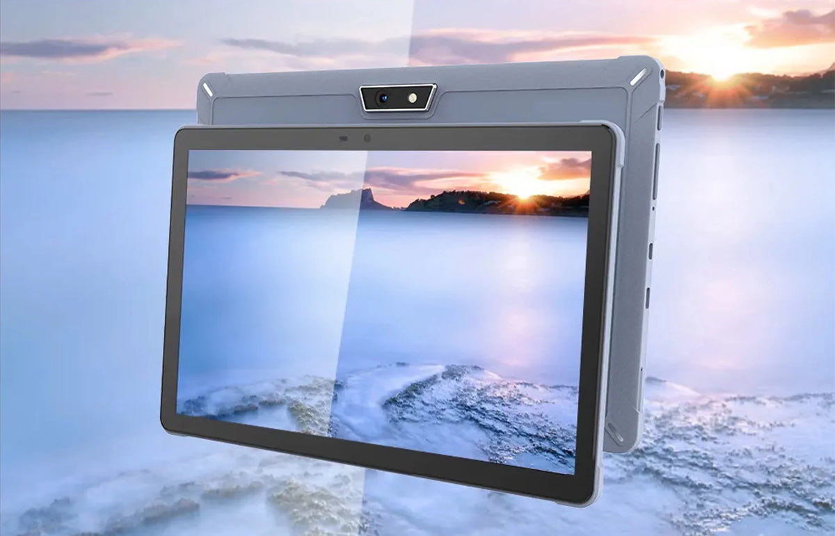 Android 12 Tablet 10.4 Inch with Case, 4GB RAM, 64GB Storage, Octa-Core, 6000mAh, Gray H624