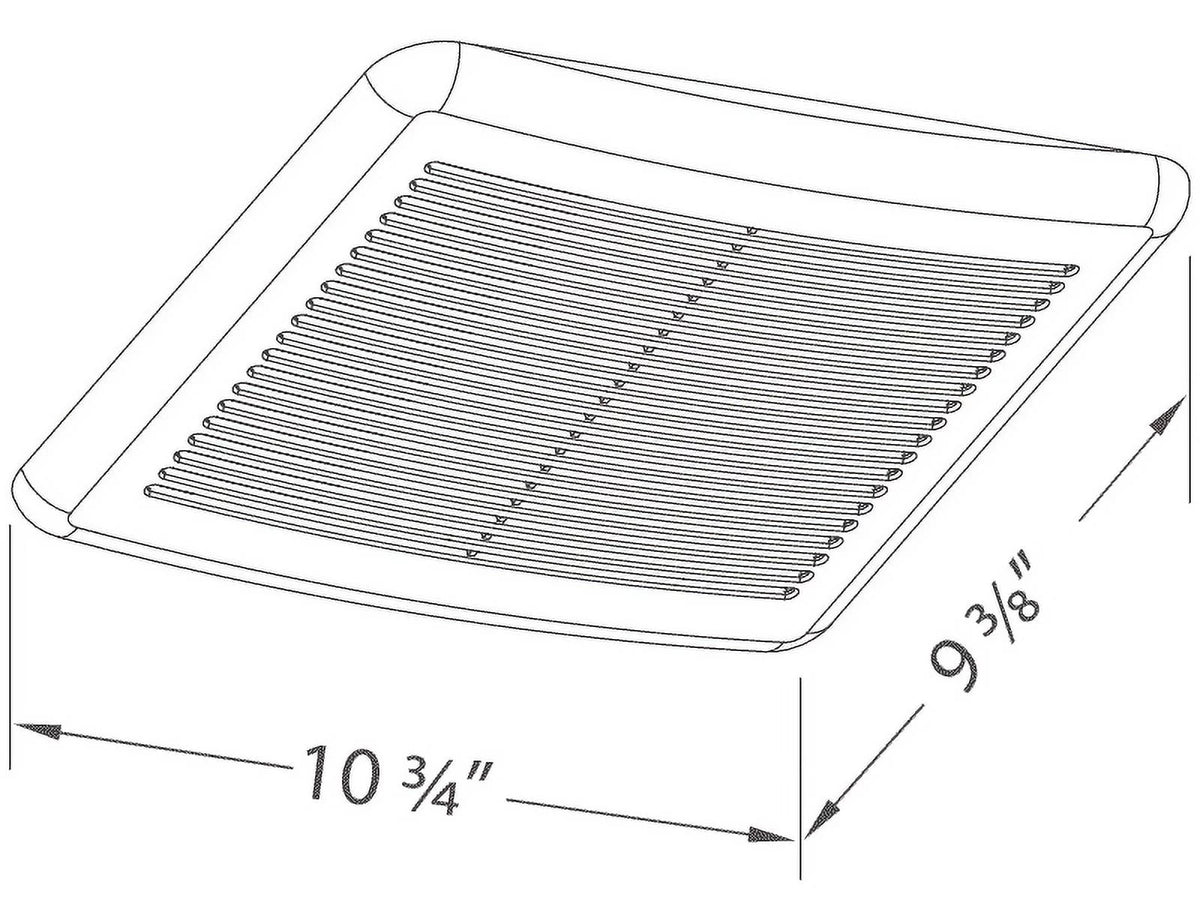 100 CFM Single Speed Exhaust Bath Fan D851949