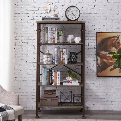 Stainless Steel Corner Bookcase H604