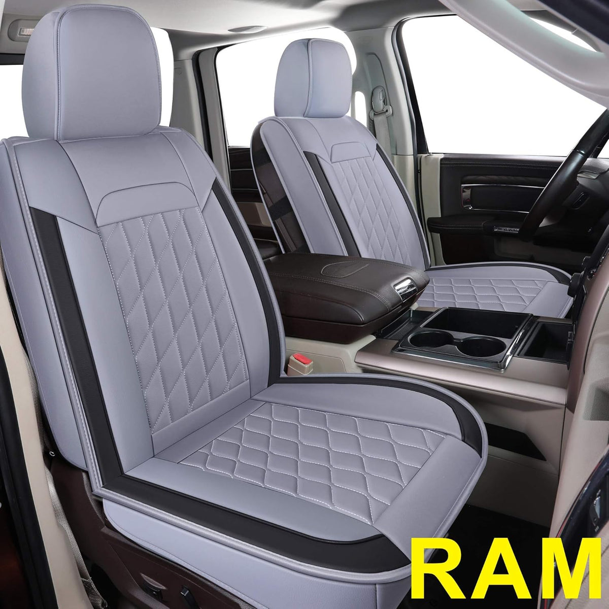 Faux Leather Seat Covers Full Set Q442185
