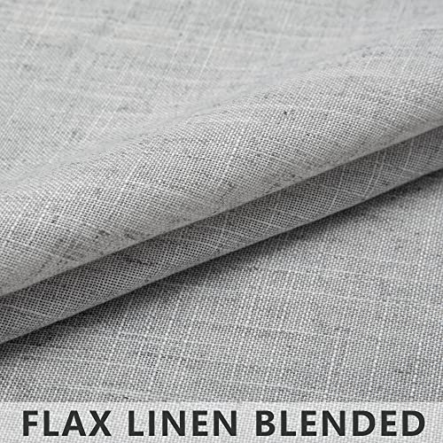 Sheer Linen Blended Curtains Q7938