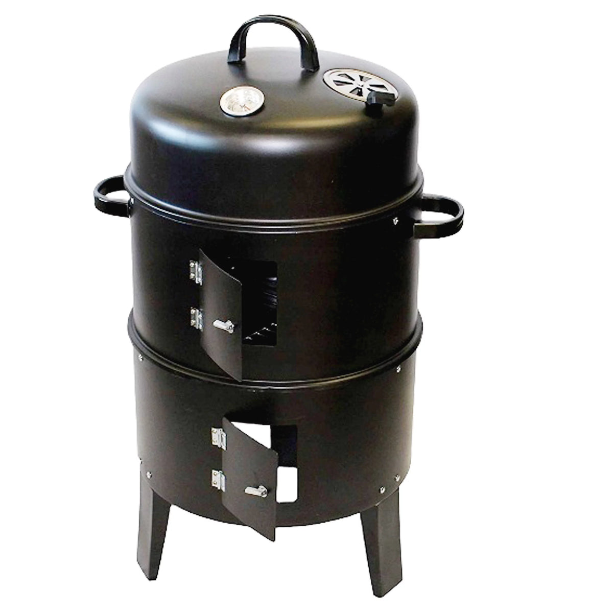Charcoal BBQ Smoker with Built-in Thermometer H786