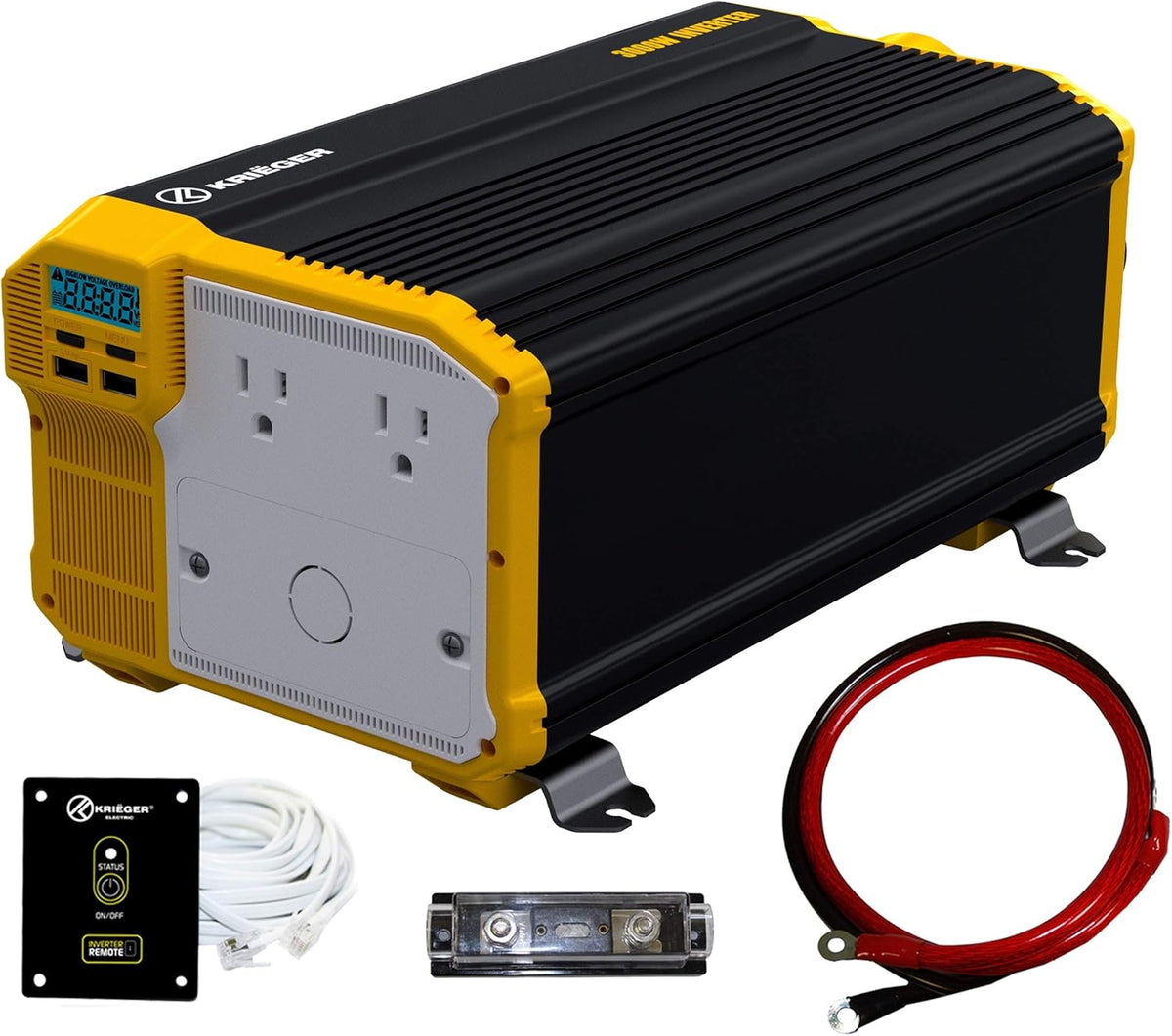 3000 Watts Power Inverter 12V to 110V Modified Sine Wave Car Inverter L160927