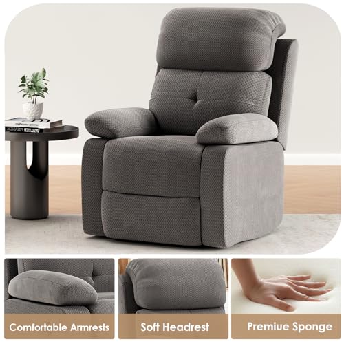 Sand Manual Recliner Chair T4571