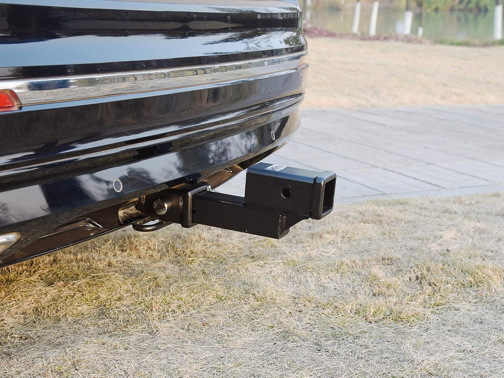 2-inch Receiver Trailer Hitch Extension Riser with Anti-Rattle Bolt Pack of 2 R614