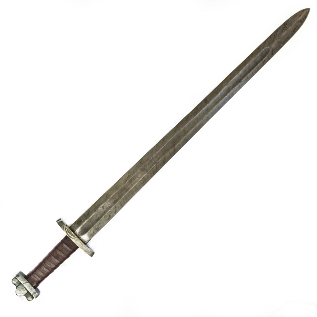 Hand Crafted High Carbon Damascus Steel Sword F111