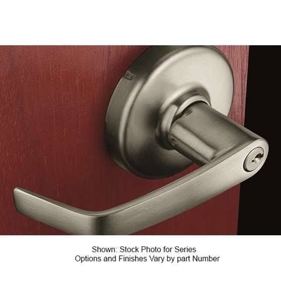 Cylindrical Lock Bright Nickel Plated Clear Coated H3732